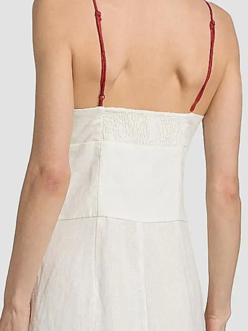 FARM Rio ❤️ Vicky Montanari Off White Tulip Richelieu Embroidered midi dress S - Picture 9 of 11
